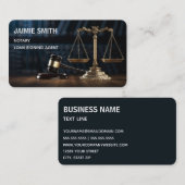 Carte De Visite Agent de signature de prêt notaire (Devant / Derrière)