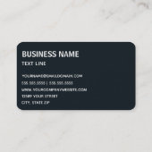 Carte De Visite Agent de signature de prêt notaire (Dos)