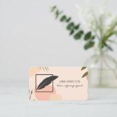 Carte De Visite Agent de signature de prêt notaire Boho (Debout devant)