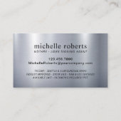 Carte De Visite Agent de signature de prêt notaire mobile Lux Blac (Dos)