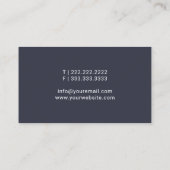 Carte De Visite Agent de signature de prêt notaire mobile Quill (Dos)