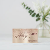 Carte De Visite Agent de signature de prêt notaire Modern Professi (Debout devant)