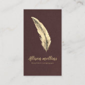 Carte De Visite Agent de signature de prêt notaire moderne Stylo Q (Devant)