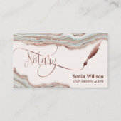 Carte De Visite Agent de signature de prêt notaire Pierre d'âge mo (Devant)