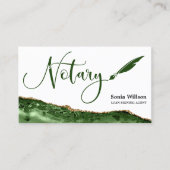 Carte De Visite Agent de signature de prêt notaire professionnel B (Devant)