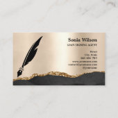 Carte De Visite Agent de signature de prêt notaire professionnel B (Dos)