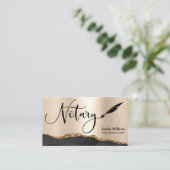 Carte De Visite Agent de signature de prêt notaire professionnel B (Debout devant)