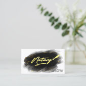 Carte De Visite Agent de signature de prêt notaire professionnel m (Debout devant)