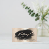 Carte De Visite Agent de signature de prêt notaire professionnel m (Debout devant)