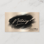 Carte De Visite Agent de signature de prêt notaire professionnel m (Devant)