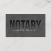 Carte De Visite Agent de signature de prêt notaire Professionnel S (Devant)