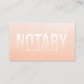 Carte De Visite Agent de signature de prêt notaire Professionnel S (Devant)