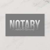 Carte De Visite Agent de signature de prêt notaire Professionnel S (Devant)