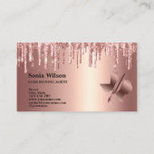 Carte De Visite Agent de signature de prêt notaire Texas Modern Ro (Dos)