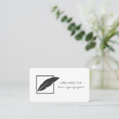 Carte De Visite Agent de signature de prêt notarial (Debout devant)