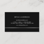 Carte De Visite Agent de signature de prêt notarié (Dos)