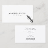 Carte De Visite Agent de signature de prêt notarié (Devant / Derrière)