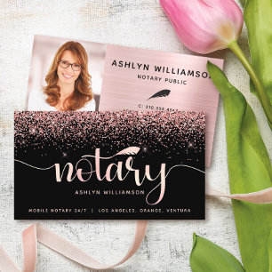 Carte De Visite Agent de signature de prêt photo de Parties scinti