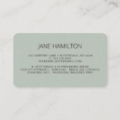 Carte De Visite Agent de signature de prêt professionnel notaire (Dos)