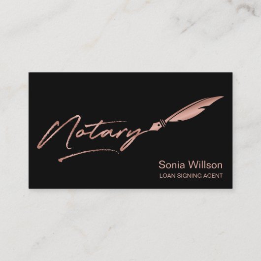 Carte De Visite Agent de signature de prêt public notaire Code QR  (Devant)