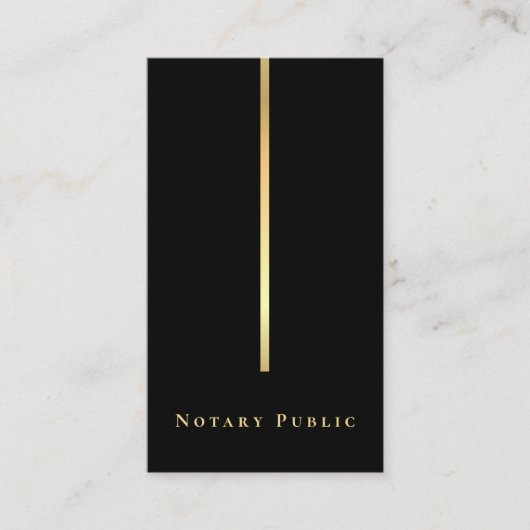 Carte De Visite Agent de signature de prêt public notaire moderne  (Devant)
