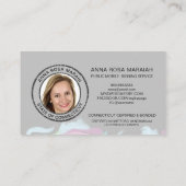 Carte De Visite *~* Agent de signature de stylo de stylo en plume (Dos)