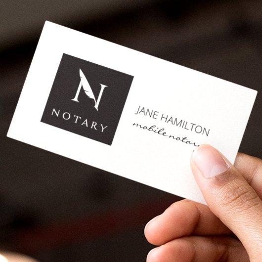 Carte De Visite Agent de signature notariée