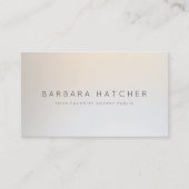 Carte De Visite Agent de signature publique de notaire moderne Sil (Devant)