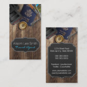 Carte De Visite Agent de voyage (Devant / Derrière)