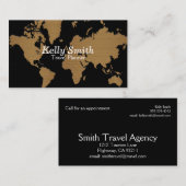 Carte De Visite Agent de voyage (Devant / Derrière)