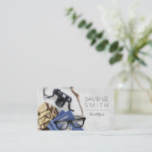 Carte De Visite Agent de voyage (Debout devant)