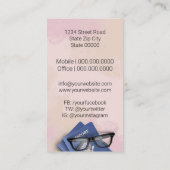 Carte De Visite Agent de voyage (Dos)