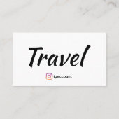 Carte De Visite Agent de voyage (Dos)