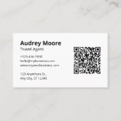 Carte De Visite Agent de voyage (Devant)