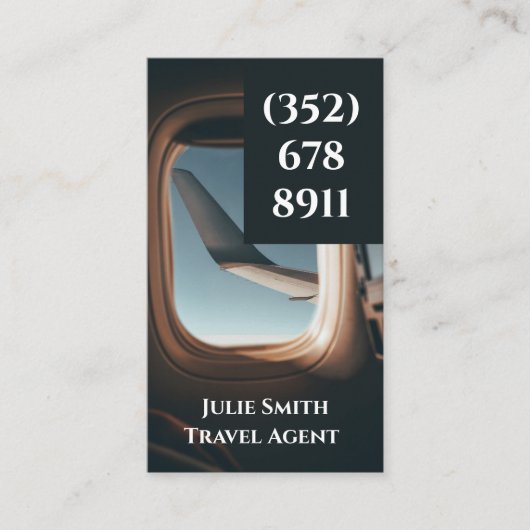 Carte De Visite Agent de voyage (Devant)