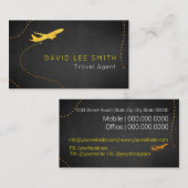 Carte De Visite Agent de voyage (Devant / Derrière)