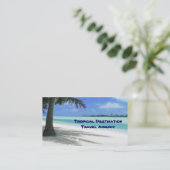 Carte De Visite Agent de voyage (Debout devant)