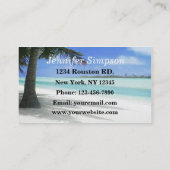 Carte De Visite Agent de voyage (Dos)