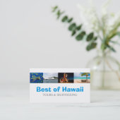 Carte De Visite Agent de voyage Hawaii Coordinateur de Tourisme (Debout devant)