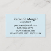 Carte De Visite Agent de voyage Iconic Beach Scene Consultant (Dos)