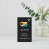 Carte De Visite Agent de voyage moderne tendance expert (Debout devant)