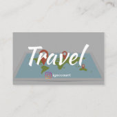 Carte De Visite Agent de voyage personnalisé (Dos)