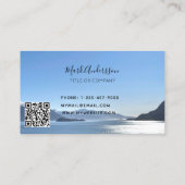 Carte De Visite Agent de voyage photo de tourisme (Dos)