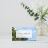 Carte De Visite Agent de voyage professionnel Tropical Beach (Debout devant)