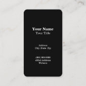 Carte De Visite Agent de voyage / Vacances (Dos)