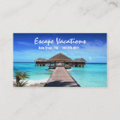 Carte De Visite Agent de voyage, Vacances, Tropical, Worldwide, (Devant)