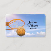 Carte De Visite Agent d'entraîneur de basket-ball (Devant)