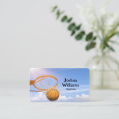 Carte De Visite Agent d'entraîneur de basket-ball (Debout devant)