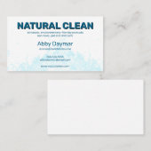 Carte De Visite Agent d'entretien ménager de l'eau (Devant / Derrière)