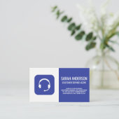 Carte De Visite Agent du service client | Ensemble de têtes (Debout devant)